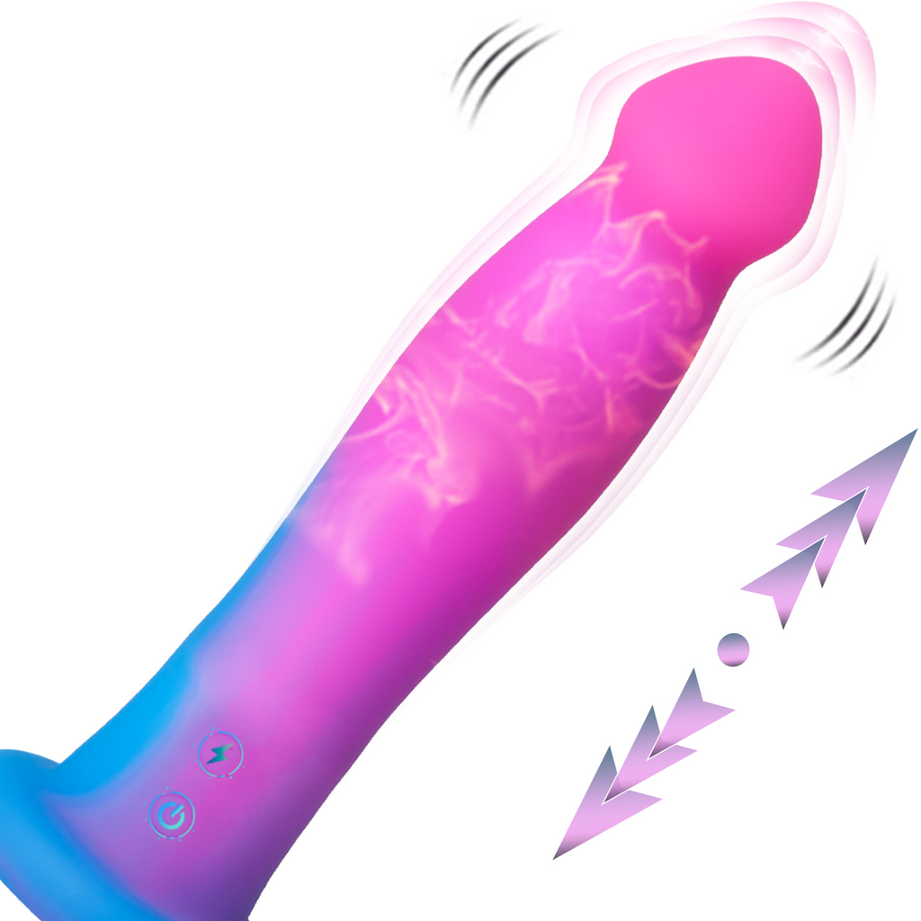 Heating Thrusting dildo vibrator – Oixgirl