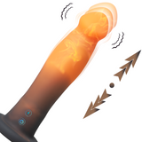 Heating Thrusting dildo vibrator