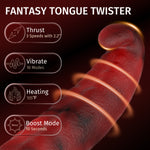 Tongue vibrator thurst sex machine