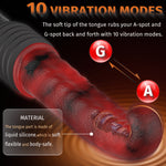 Tongue vibrator thurst sex machine
