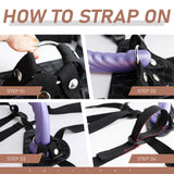 Strap-on harness dildo