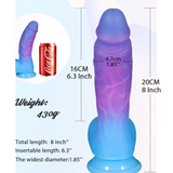 8'' Thick Silicone Dildo