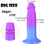 2.1 inches wide huge monster dildo