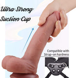 8.5'' Moving Skin Dildo